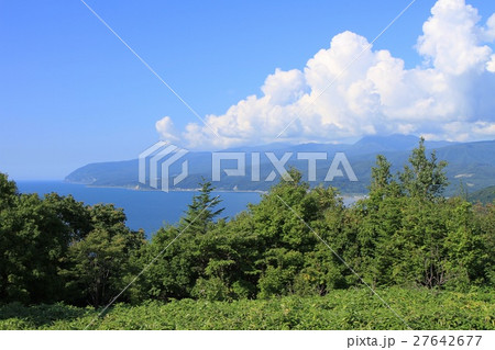 毘砂別展望台から見る日本海 27642677