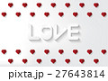Love text  with heart on white background 27643814