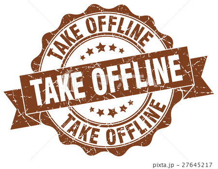 take offline stamp. sign. seal 27645217
