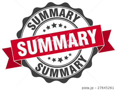 summary stamp. sign. seal 27645261