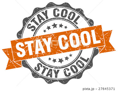 stay cool stamp. sign. seal 27645371