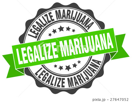 legalize marijuana stamp. sign. seal 27647052