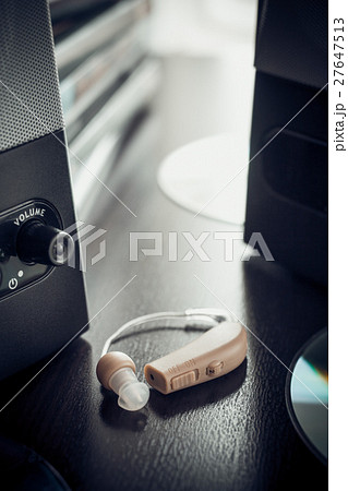 Hearing aid and music speaker. 27647513