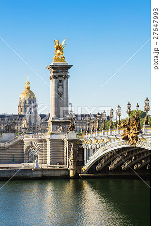 Pont Alexandre III Bridge over river Seine. Paris Pont Alexandre III Bridge over river Seine. Paris 27647993