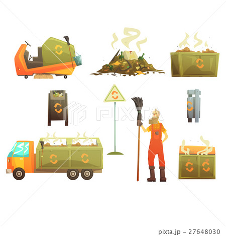 Waste Recycling And Disposal Related Object Around 27648030