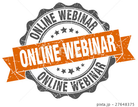 online webinar stamp. sign. seal 27648375