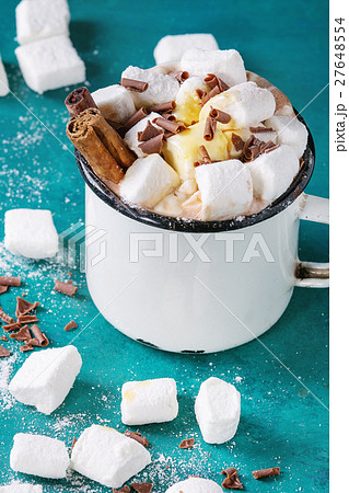 Hot chocolate with marshmallow Hot chocolate with marshmallow 27648554
