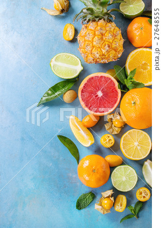 Variety of citrus fruits Variety of citrus fruits 27648555