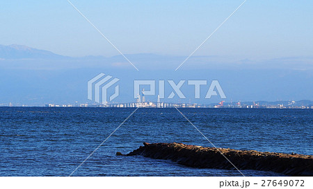 氷見から見た新湊大橋 27649072