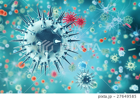 Influenza Virus H1N1. Swine Flu, infect organism 27649585