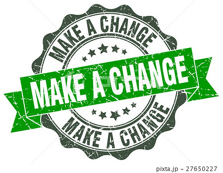 make a change stamp. sign. seal make a change stamp. sign. seal 27650227
