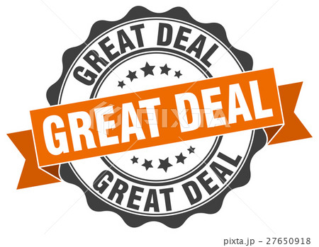 great deal stamp. sign. seal 27650918