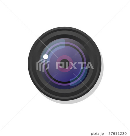 Photo camera symbol icon on white 27651220
