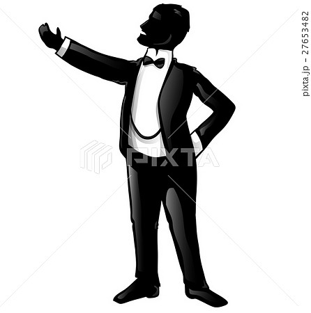 .tenor opera singer silhouette 27653482