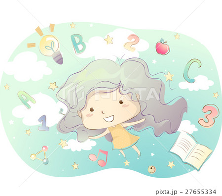 Kid Girl Education Quest 27655334