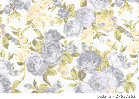 vintage style of tapestry flowers fabric pattern  27657262