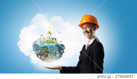 Elegant engineer woman 27660687