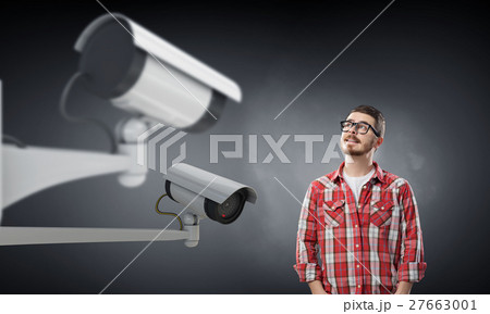 Camera keep an eye on man 27663001