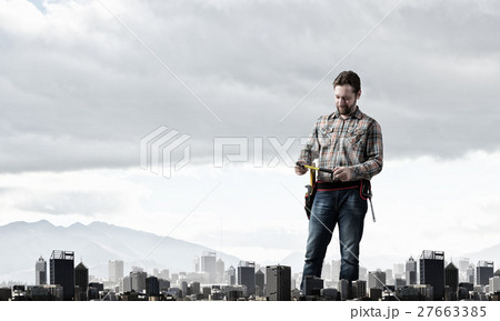 Adult engineer manの写真素材 [27663385] - PIXTA