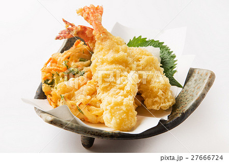天ぷらの盛り合わせ 27666724