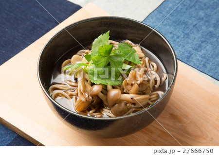 きのこ蕎麦 27666750