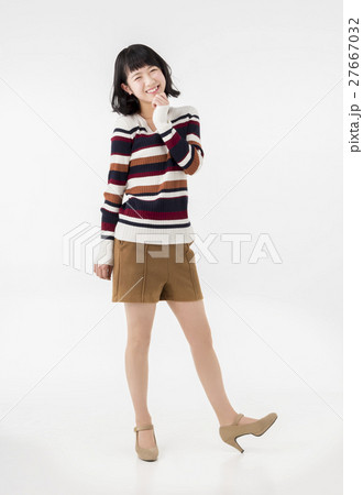 10代の女の子の写真素材
