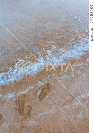 Chott el Djerid salt lake in Tunisia Chott el Djerid salt lake in Tunisia 27668534