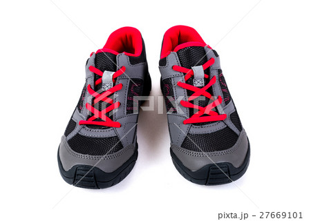 children's sneakers on a white background children's sneakers on a white background 27669101