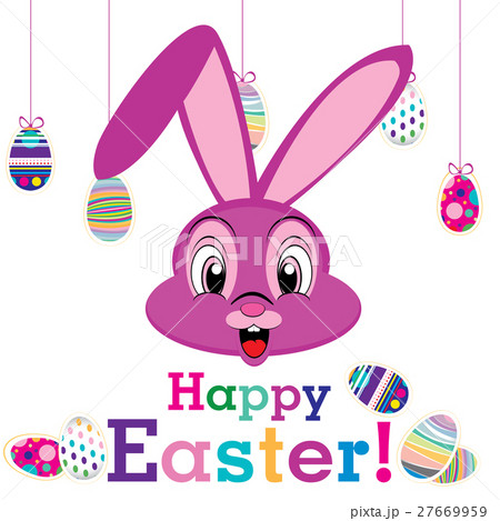 Happy Easter day with animal for egg. Happy Easter day with animal for egg. 27669959