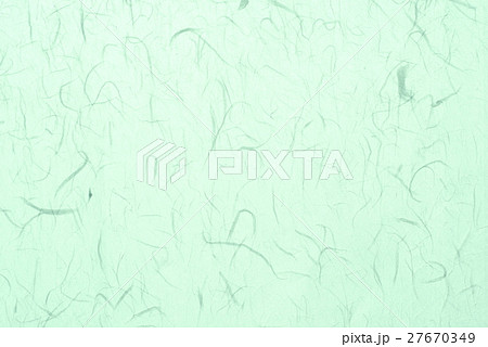 和紙 雲竜紙 淡色 緑色 b 27670349