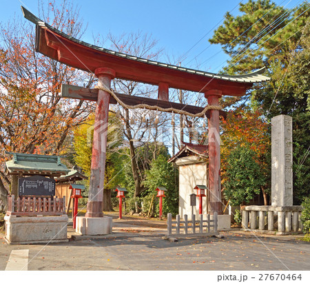鷲宮神社:大鳥居 鷲宮神社:大鳥居 27670464