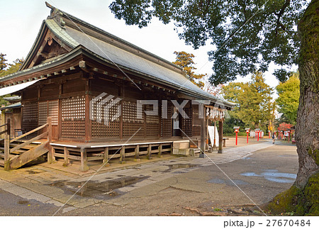 鷲宮神社：拝殿 27670484