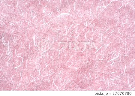 和紙 透かし 雲竜紙 紅梅 27670780