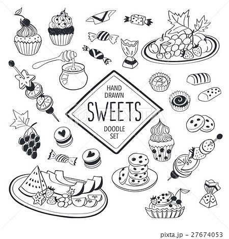 Doodle Snacksのイラスト素材