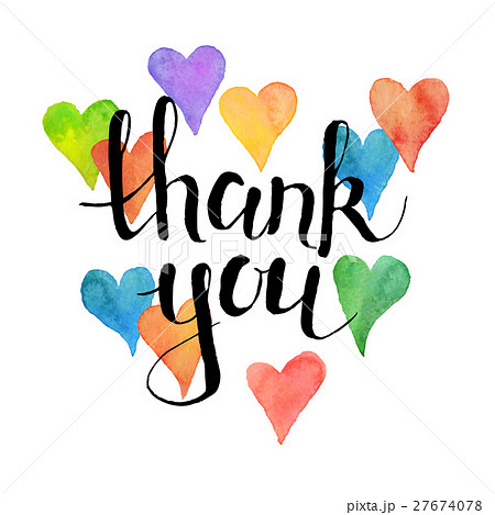 Thank You Card Stock Illustration