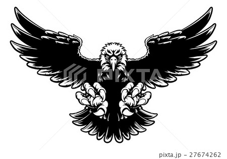 Ferocious Eagle Mascot 27674262