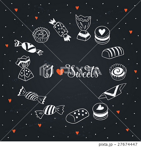 sweets card template 27674447