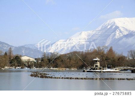 冬の伊吹山と三島池2 27675885