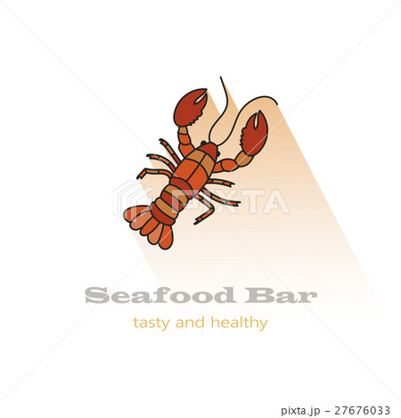 lobster vector illustration. Color icon. lobster vector illustration. Color icon. 27676033