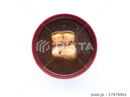 お汁粉 ぜんざい 餅 小豆 つぶ餡 おしるこ 甘味 お汁粉 ぜんざい 餅 小豆 つぶ餡 おしるこ 甘味 27678061