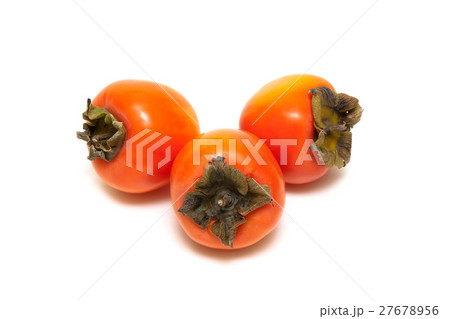 Persimmon isolated on white background. 27678956