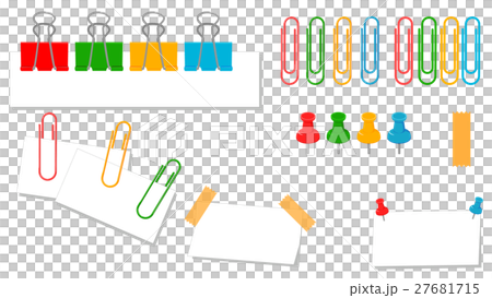 Clip & Pin - Stock Illustration [27681715] - PIXTA