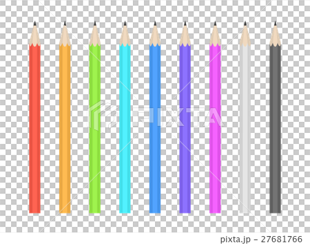 Pencil color variation - Stock Illustration [27681766] - PIXTA