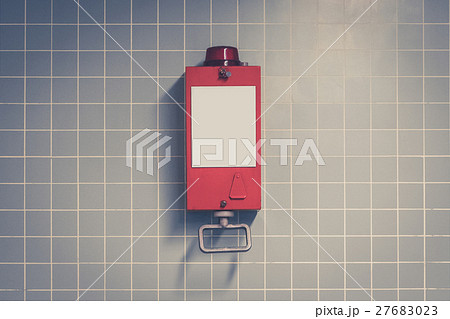 pull handle - emergency break / fire alarm 27683023