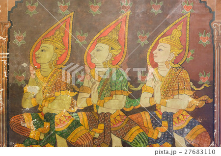 Thai arts wall painting Thai arts wall painting 27683110