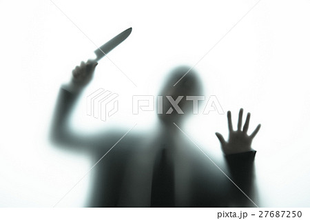 人物シルエット ネガティブイメージ 人物シルエット ネガティブイメージ 27687250