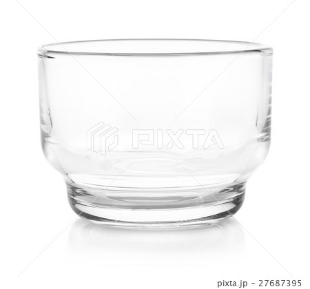 Empty glass isolated on white 27687395