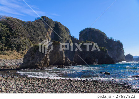 静岡県西伊豆町 浮島海岸 ふとうかいがん の写真素材 27687822 Pixta