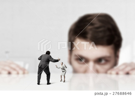 Business fight as competion concept 27688646