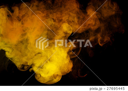 Abstract yellow smoke Weipa 27695445